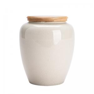 Hot selling ceramic pet urn cat dog ashes pet urn Pet Memorial Urns